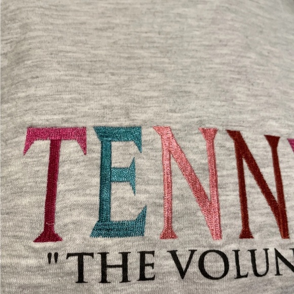 Vintage 90’s Embroidered TENNESSEE The Volunteer State Gray Shirt Size XL - Picture 3 of 7